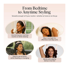 Satin Heatless Hair Curler Set - Beautiful Curls Overnight Without Heat Damage | Professional Curling Rod with Scrunchies