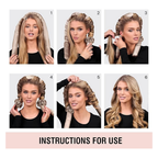 Satin Heatless Hair Curler Set - Beautiful Curls Overnight Without Heat Damage | Professional Curling Rod with Scrunchies