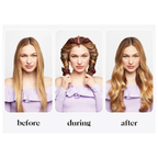 Satin Heatless Hair Curler Set - Beautiful Curls Overnight Without Heat Damage | Professional Curling Rod with Scrunchies