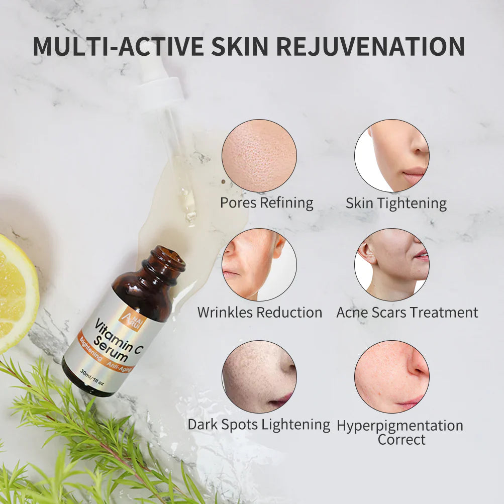 Microneedling Tool (100% Original Titanium 540 Microneedles) + FREE Vitamin C Serum (Premium & Organic)