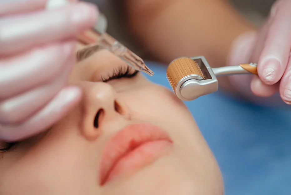 Microneedling Tool (100% Original Titanium 540 Microneedles) + FREE Vitamin C Serum (Premium & Organic)