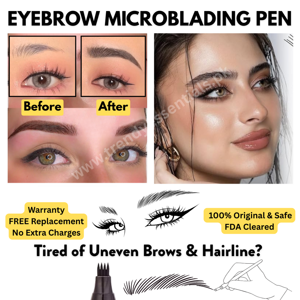 Eyebrow Microblading Pen - Pack of 2 (Made in UAE) 100% Original-Guranteed (FDA Cleared)